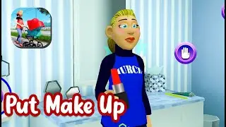 Mother Simulator Happy Family - Put Make Up - Part 12