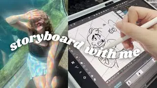 art vlog ✨ storyboard using your instincts, trust yourself!