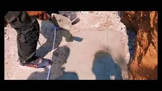 Pre-Cast Boundary Wall Column Layout on Pcc bed Part2