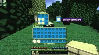 Minecraft- How To Make Smooth Sandstone (Smooth Sandstone Tutorial)