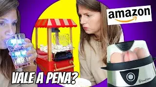 Testei coisas ÚTEIS para minha casa! Essa pipoqueira é uma furada...