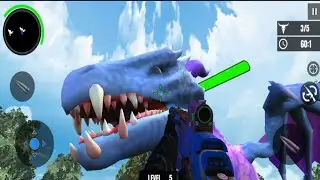 wild dino hunting zoo hunter game android gameplay part - 1