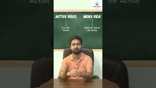 Actus Reus and Mens Rea Criminal Law #criminallaw #doctrine #law #maxims #clat #viralreels #study