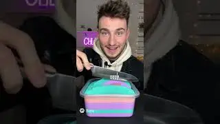 Hey besties cleanest slice ever on kinetic sand ASMR