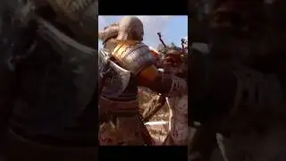 kratos combat style in god of war ragnarok🗡️ #shorts