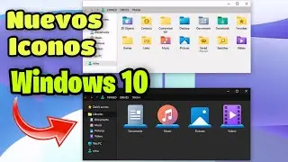 C&oacute;mo Instalar Los Nuevos Iconos de WINDOWS 10 Facil y R&aacute;pido Tutorial 2021 💯