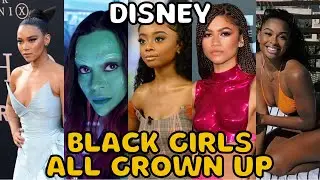 Disney Famous Black Girls ★ Then And Now ★ 2021 | Thumbs Up