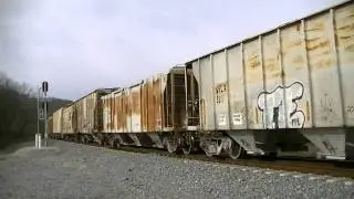 CSX 9022 Leads CSX Q581-18 w/ Conductor David Weathers in Chattanooga, TN