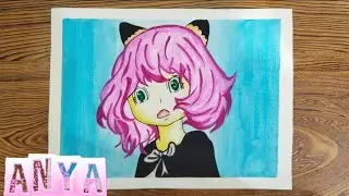 How to draw Anya Forger :SpyXFamily | Easy Step by Step Tutorial | Anime Girl Drawing | Anime Sketch