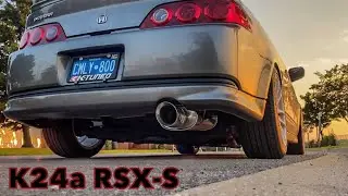 K24a RSX-S w 3inch vibrant oval muffler / vibrant bottle style resonator