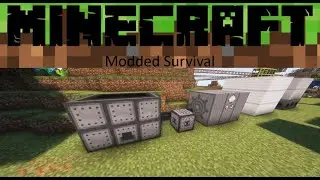 Auto Workbench and Crusher!!!! (Modded Minecraft Survival ep7)