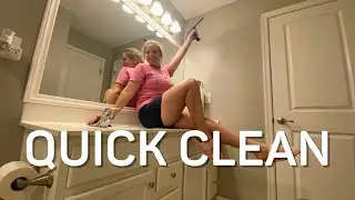 ✨ QUICK & COZY BATHROOM RESET | Cleaning Motivation 🧼✨