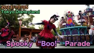 【超高画質】DPAのモーリスのコテージ側！2回目の停止位置！スプーキーBoo!パレード！／TokyoDisneyLand