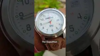 #timex #expedition #indiglo #white #watch