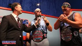 Too Kool 2 quickly interrupted by multiple contenders!  |  MEMPHIS WRESTLING