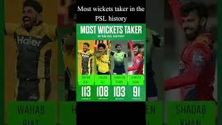 Most wickets taker in the HBL PSL history