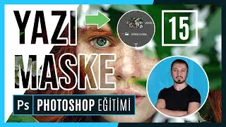 Photoshop Yazı Teknikleri / Text Clipping Mask | PHOTOSHOP EĞİTİMİ #15