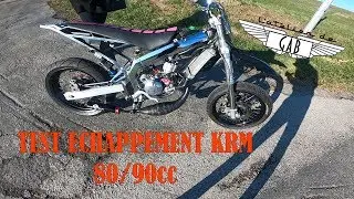 🚀 Je Teste L'ECHAPPEMENT KRM 80/90 Sur Ma Derbi 80cc Italkit 🚀