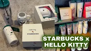 ✨ Праздничная коллекция Hello Kitty x Starbucks | Обзор лимитированной серии чашек и кружек 2025 ...
