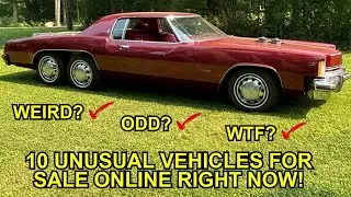 WEIRD VEHICLES ... THURSDAY ... 10 Odd Vehicles Selling Online, Links to Ads in Video Description