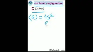 electronic configuration for C (carbon) .... #electronicconfiguration