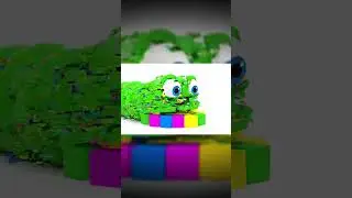 Pixel Glitch Worm #animation #funny