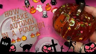 How to make the Autumn 🍁Pumpkin 🎃 Storage / Candle mold #craft #resinart #unmolding #pixissresin