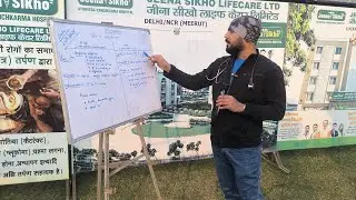 Doctor,s 🏥 session with Patients in the ground Hiims Ayurveda shuddhi Jeena sikho life Care limited 