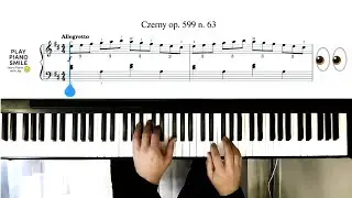 Czerny Op.599 No.63 | Fun Piano Practice for Kids 🎹 #piano #music #pianomusic #czerny599 #kids 