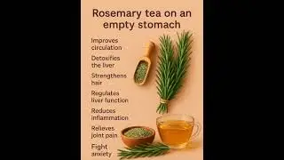 Rosemary Tea Benefits#RosemaryTea #EmptyStomachBenefits#HerbalTea #NaturalHealing#DigestiveHealth