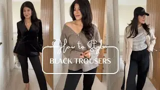 Black Trouser Outfit Ideas | Stylish Looks for Every Occasion #styletips