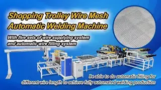 welding machine for Shopping Trolley Wire mesh Welding