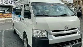 Dubai .....Toyota van for sale. 2017 model. very   good condition    very argent for
