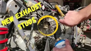 Replacing the Exhaust studs | 400ex build