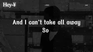 HIDE MY PAIN LYRICS VISUALIZER