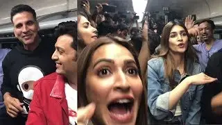 Bala Challenge In Tranin | Housefull 4 Express Inside Video