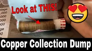 Copper Penny Collection Dump - Penny Hunt and Fill #172