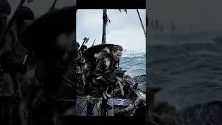 Viking Huntress, Storm & Wolf: Braving the Waves Together #VikingLife #NorseSpirit #Adventure #Kinsh