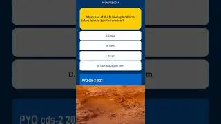 Which one of the following landforms is/are formed by wind erosion ?