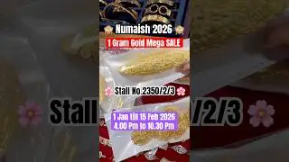 Hyderabad Numaish Exhibition 2026❤️#shorts#trending#viral#1gramgoldjewellery#numaish#exhibition#2026