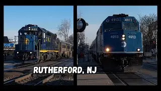 Railfanning the NJ Transit's Bergen County Line at Rutherford