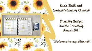 Monthly Budget || Plan With Me || August 2021