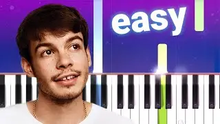 Rex Orange County - Sunflower (100% EASY PIANO TUTORIAL)