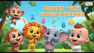 Numbers Song with Jungle Friends 🐾 | Counting for Preschoolers