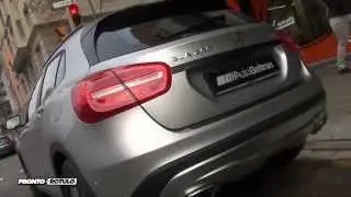 Impresionante el Mercedes Benz GLA en Gris Plata Mate Metalizado! Car Wrap by Pronto Rotulo
