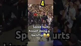 #ishowspeed hurts his doing a backflip 😂😂😂