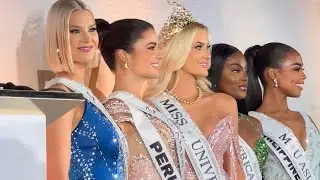 Miss universe 2024 Press conference and continental queens!