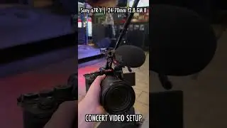 Concert Videography Setup for Run and Gun Filmmaking