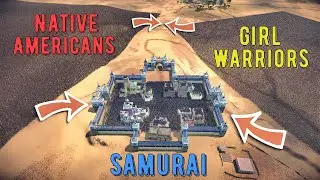 Battle For Castle: Girl Warriors vs Samurai vs Native Americans - UEBS 2