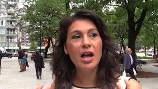 Inuit throat singing in Montreal's Cabot Square